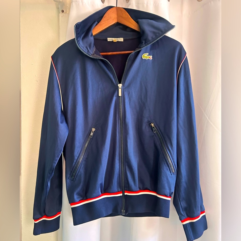 Vintage Lacoste Zip up jacket, EUC
